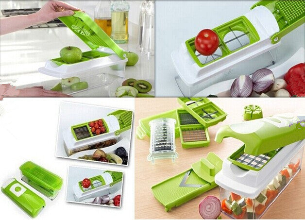 12-in-1 Vegetable Chopper & Slicer β Multifunctional Kitchen Gadget
