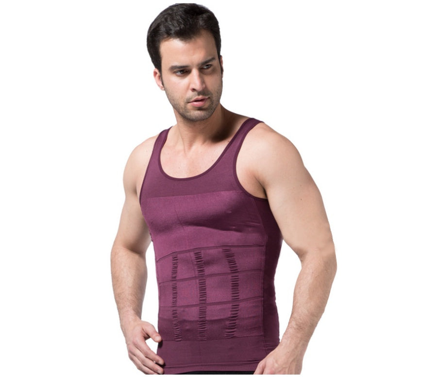 Enhanced 70D High-Density Men's Beer Belly Bodysuit Vest β Perfect for Parties!