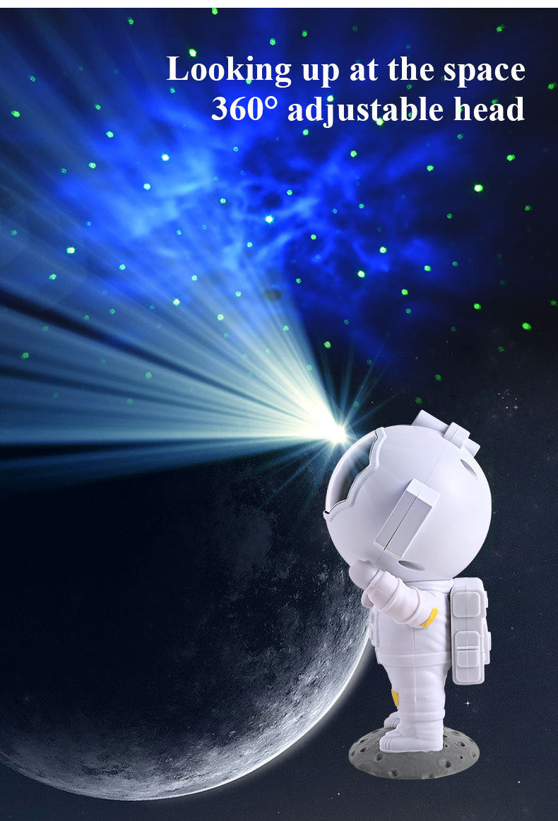 Galaxy Star Projector Night Light – Astronaut Lamp for Dreamy Bedroom Decor