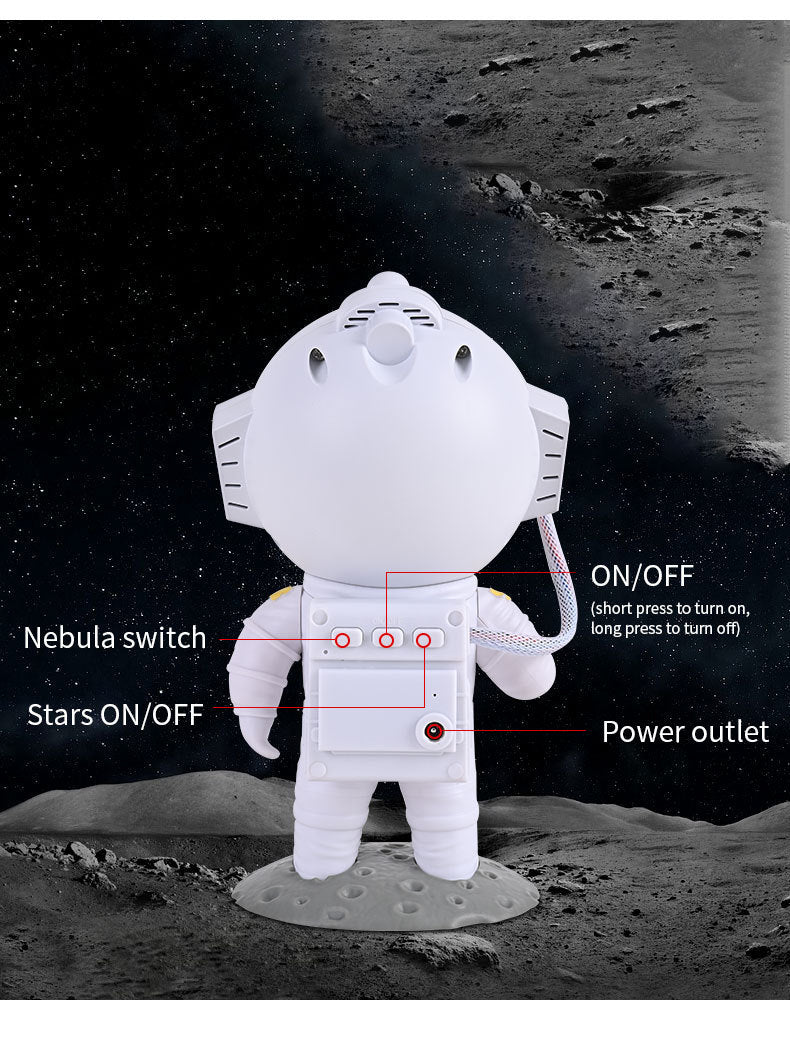 Galaxy Star Projector Night Light – Astronaut Lamp for Dreamy Bedroom Decor