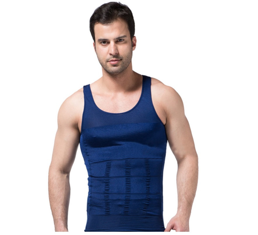 Enhanced 70D High-Density Men's Beer Belly Bodysuit Vest – Perfect for Parties!