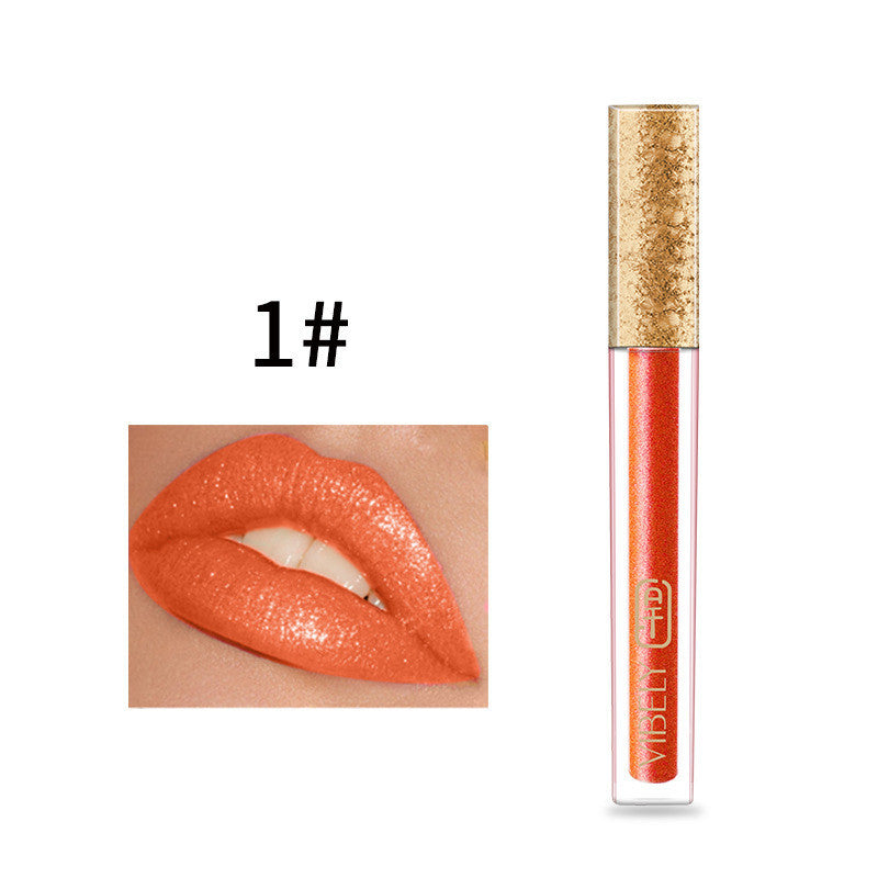 15-Color Smear-Proof Matte Lip Gloss – No-Stain Formula