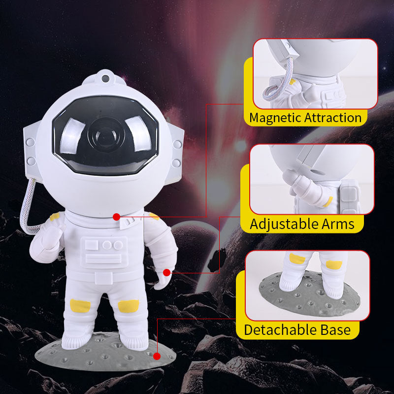 Galaxy Star Projector Night Light – Astronaut Lamp for Dreamy Bedroom Decor