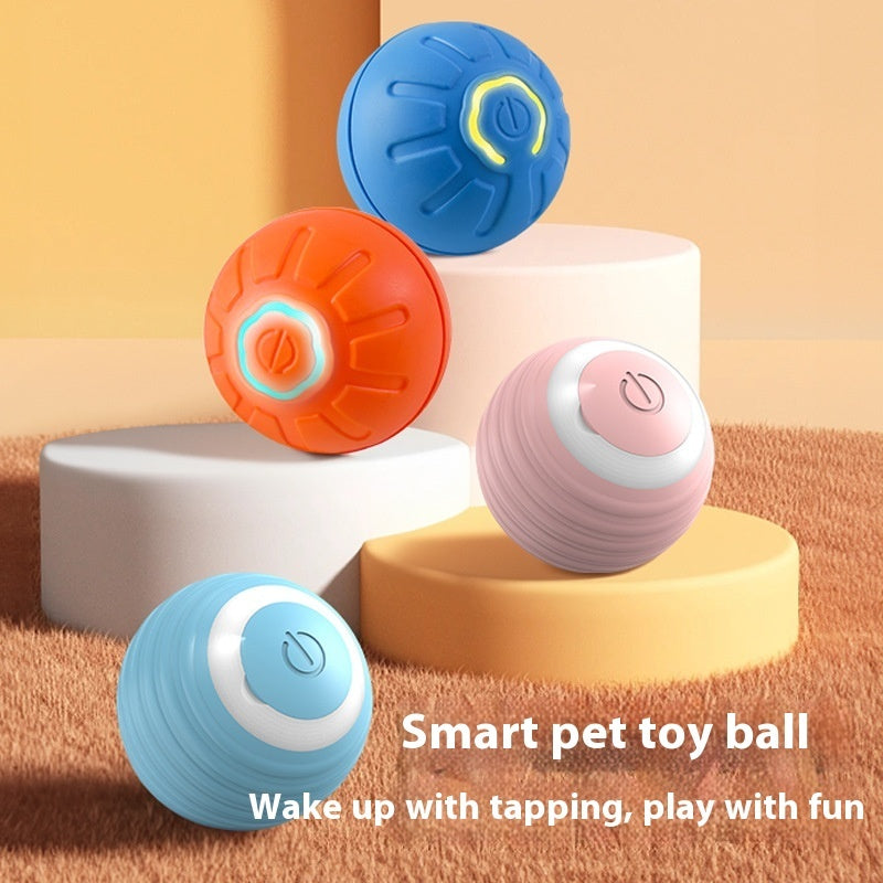 Smart Interactive Dog Toy Ball – USB Rechargeable Automatic Moving & Bouncing Pet Gift