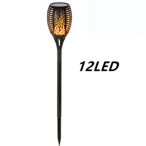 Solar Flame Flickering Garden LED Light – IP65 Outdoor Tiki Torch Spotlights for Landscape Decoration