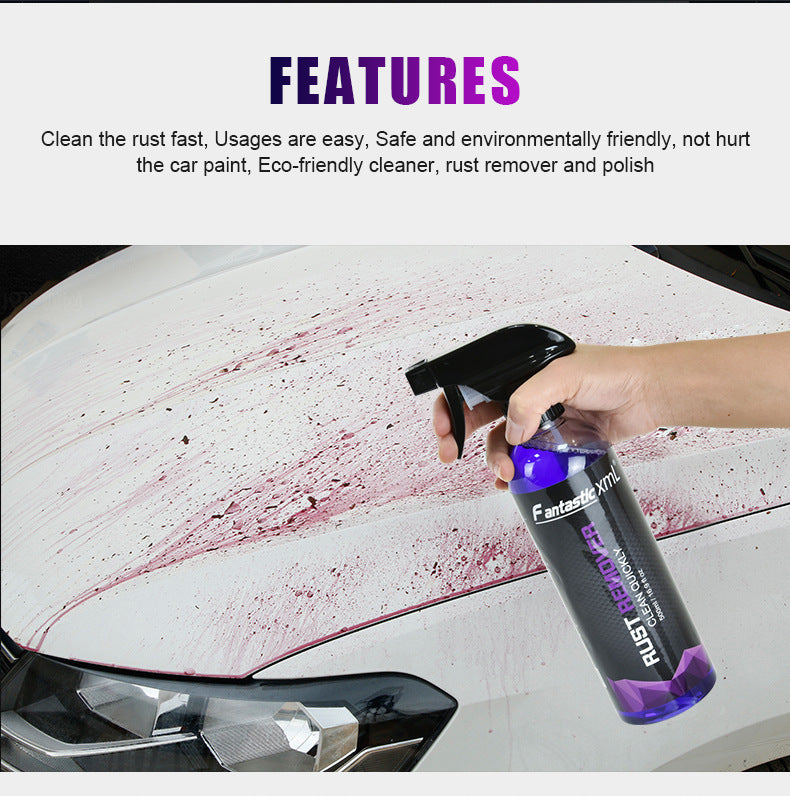 Rust Removal Car Wash Liquid – Tire, Steel, & Aluminum Alloy Cleaner