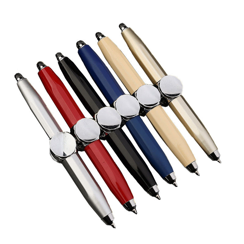 Creative Multi-Function LED Spinning Pen – Decompression Gyro Ballpoint for Office & School