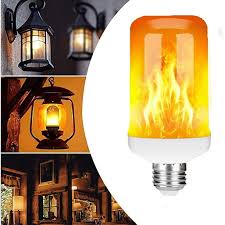 LED Flame Light Bulb with Gravity Sensing Effect – Realistic Flickering Flame